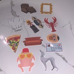 Friends Stickers & chapstick